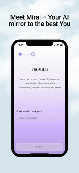 Mirai Interface Screenshot 1